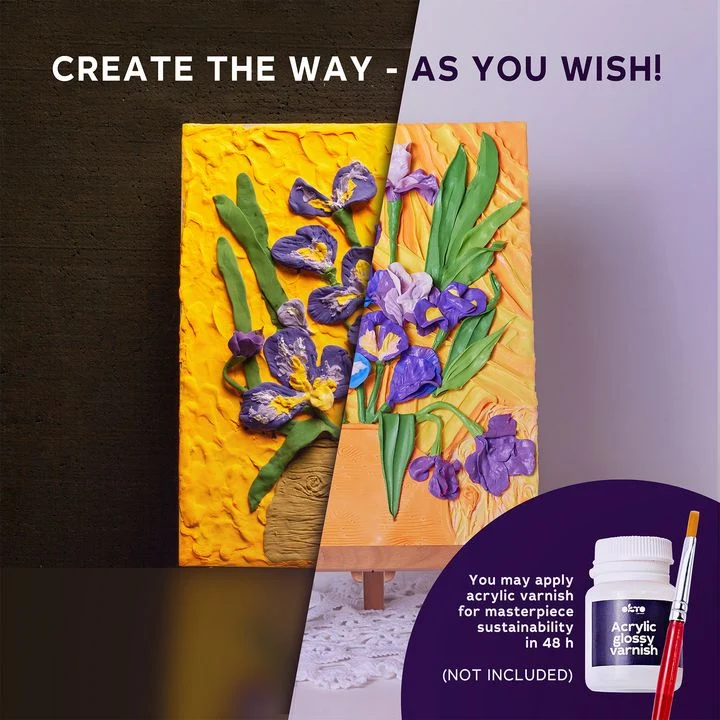 OKTO 3D Creative Set “Irises” 30 x 40 cm