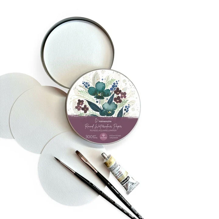 Hahnemühle Round Watercolor Paper, 30 pcs