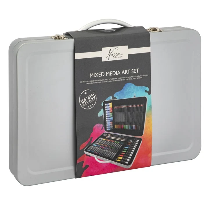 Nassau 90-Piece Art Set in Case