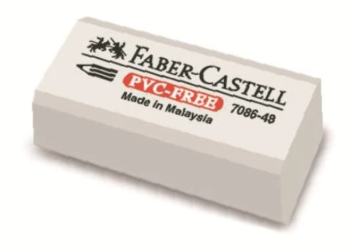 Vinyl Eraser 7086-48, Wrapped in Cellophane