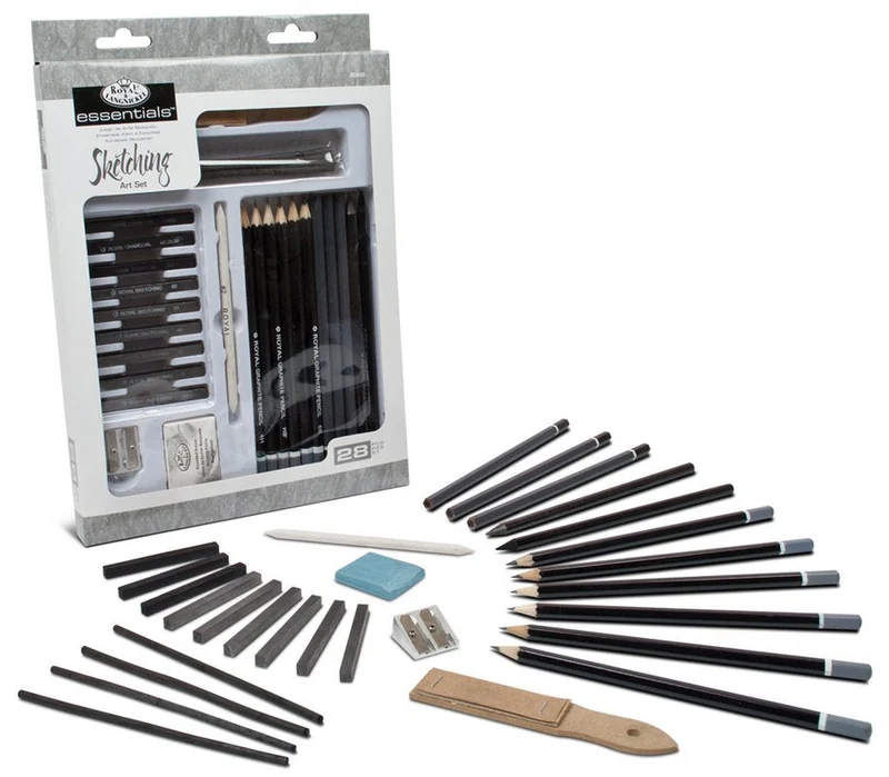 Graphite Sketching Set, Paper Box