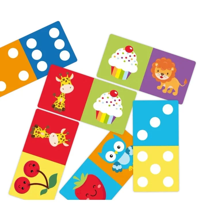Double-Sided Domino Game - 28 Educational Cards