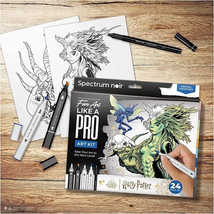 Harry Potter: Magical Creatures Illustration Art Set