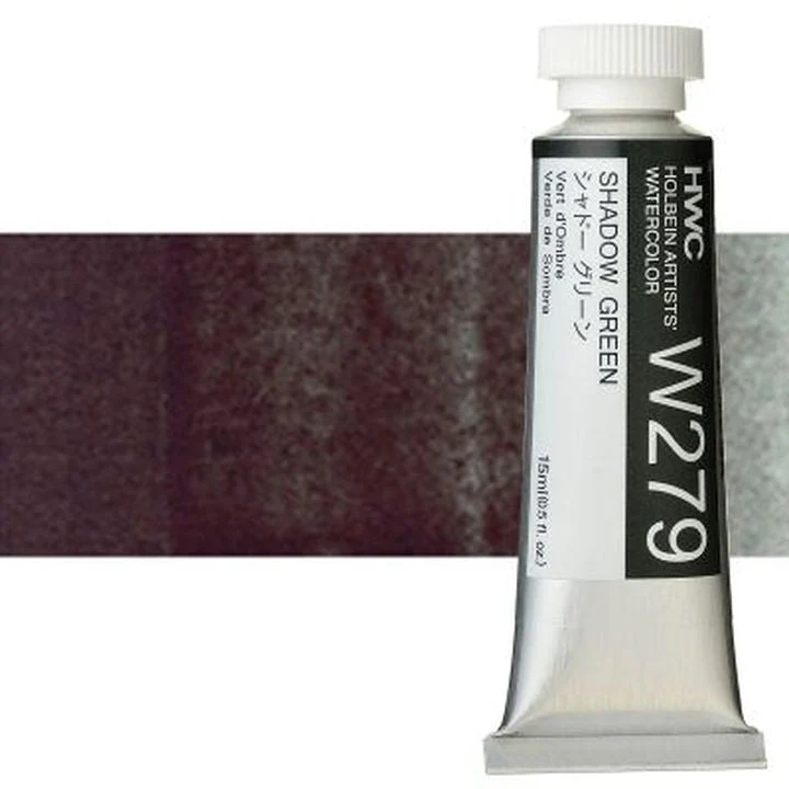 Holbein Artists Professional Watercolors, 15 ml | Green Shades
