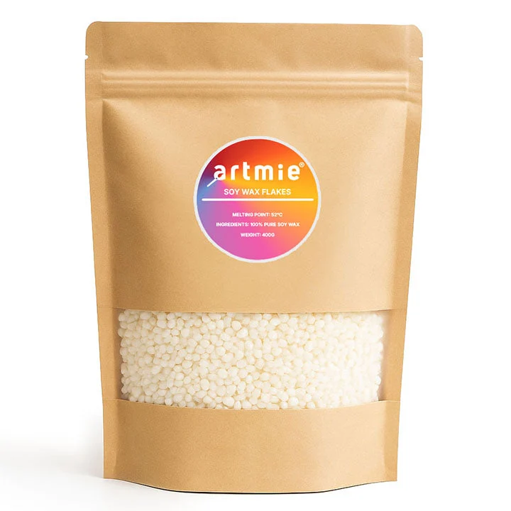 ARTMiE Unscented Soy Candle Wax 400 g