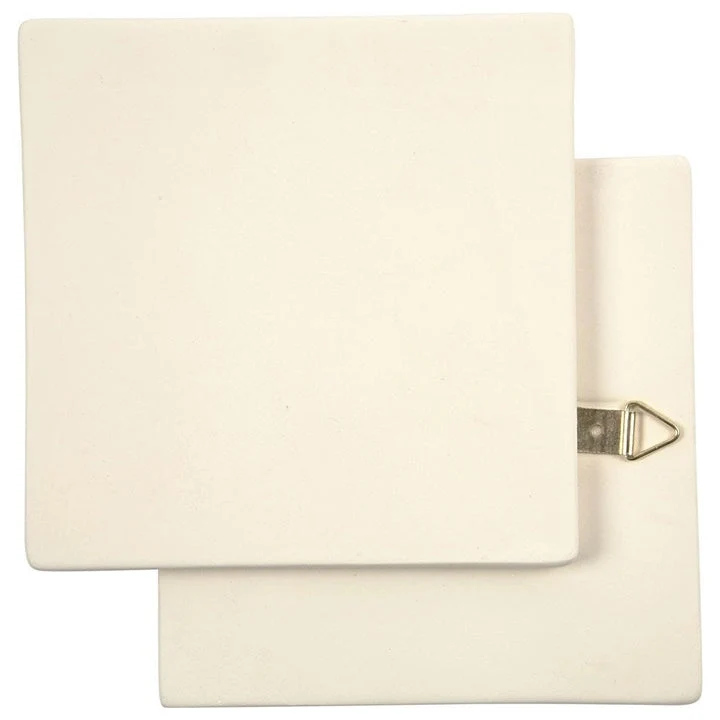 Art Tile with Hook, Square 13 x 13 cm
