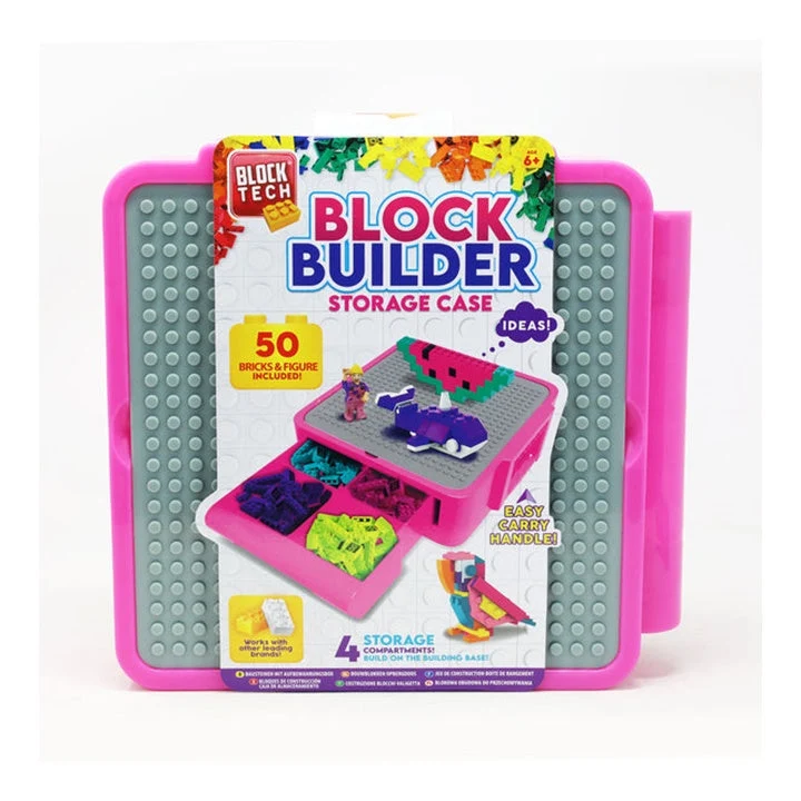 Block Tech Storage Box with Building Blocks