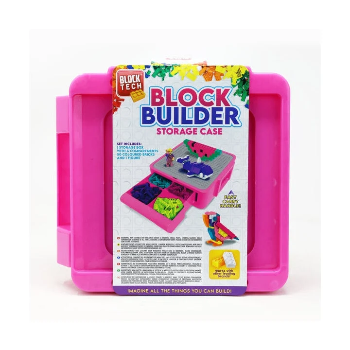 Block Tech Storage Box with Building Blocks