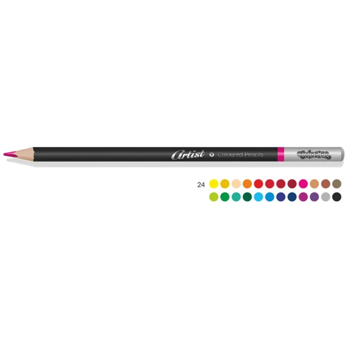 Colorino Artist Round Colored Pencils, Set of 24