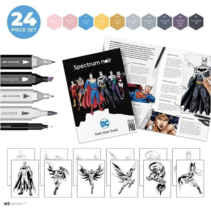 Batman Art Illustration Set