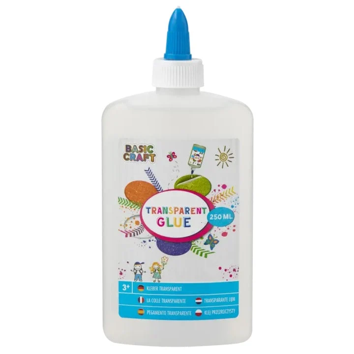 GRAFIX Transparent Hobby Glue, Clear Craft Glue, 250 ml