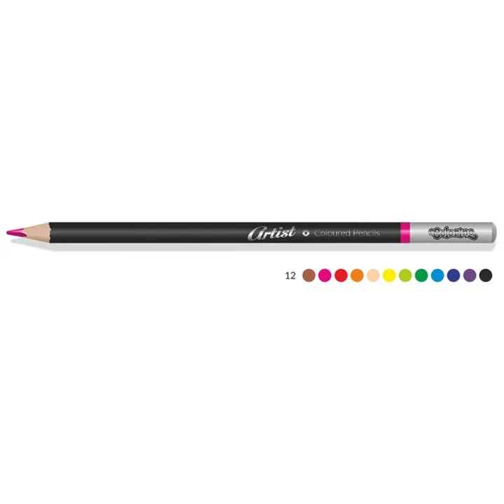 Colorino Artist Round Colored Pencils, Set of 12