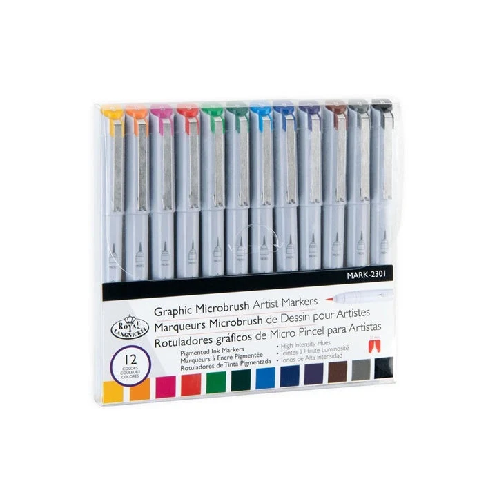 Royal & Langnickel Graphic Markers Set of 12
