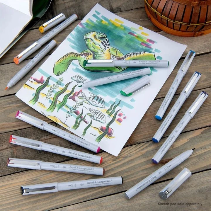 Royal & Langnickel Graphic Markers Set of 12