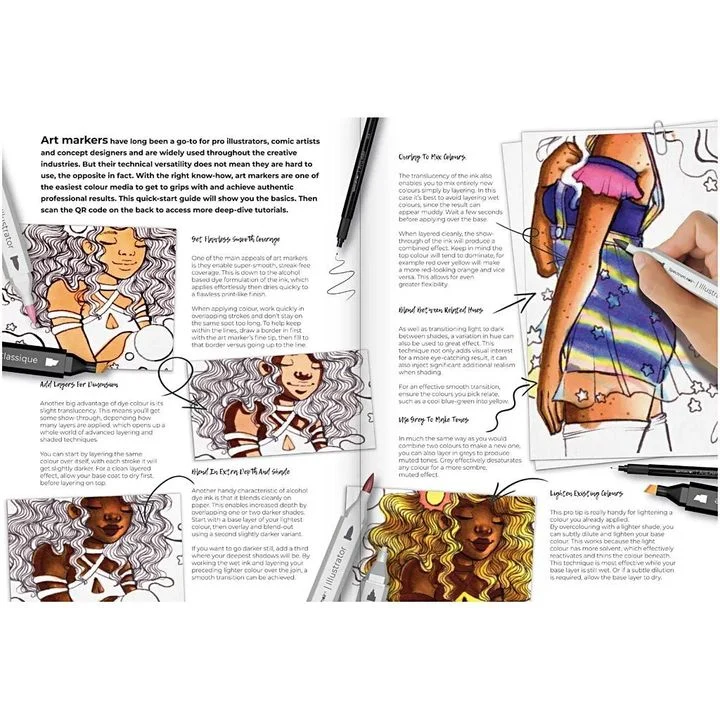 Adventures in Coloring Art Set for Illustration
