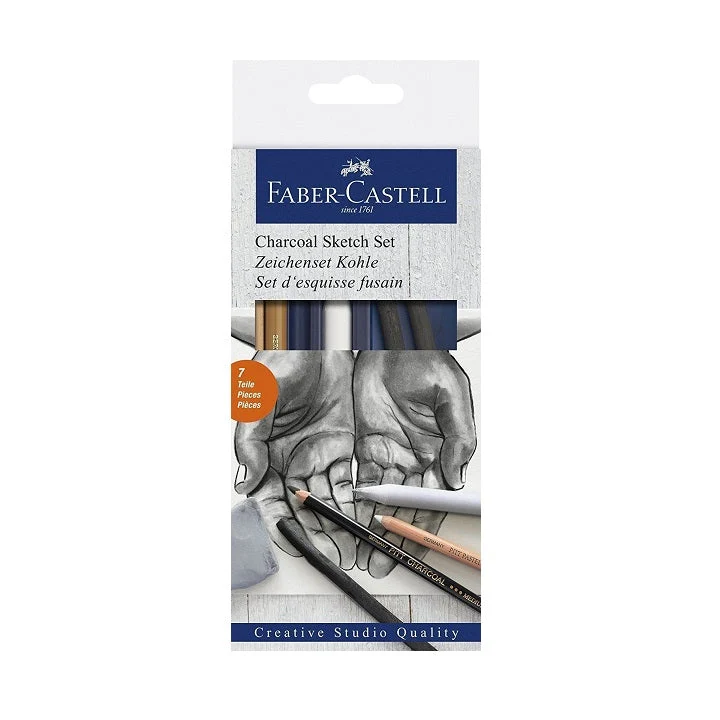 Faber-Castell Sketching Charcoal Set of 7