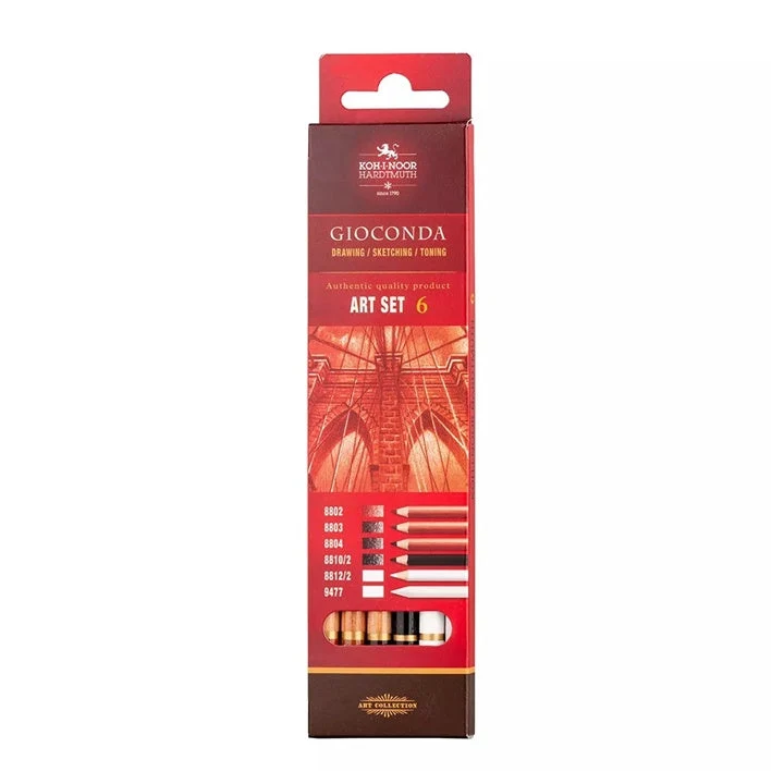 Gioconda Artistic Pencil Set 9035 / Set of 6