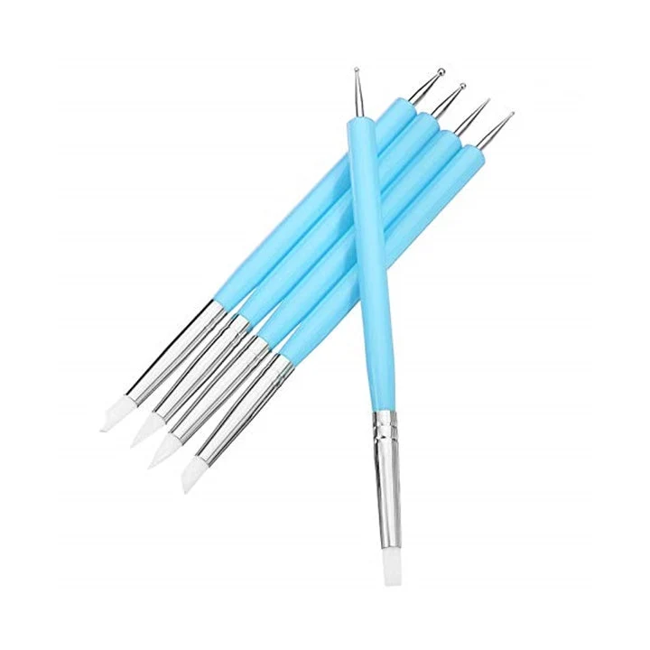 Double-Sided Silicone and Dotting Brushes Set of 5