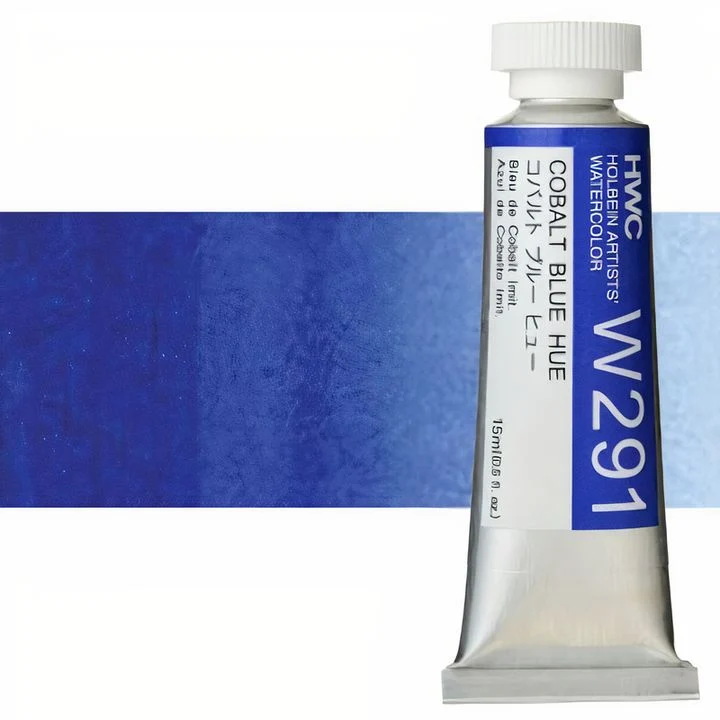 Holbein Artists Professional Watercolors, 15 ml, Blue Shades