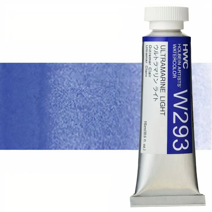 Holbein Artists Professional Watercolors, 15 ml, Blue Shades