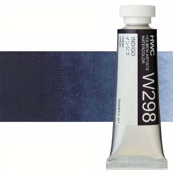 Holbein Artists Professional Watercolors, 15 ml, Blue Shades