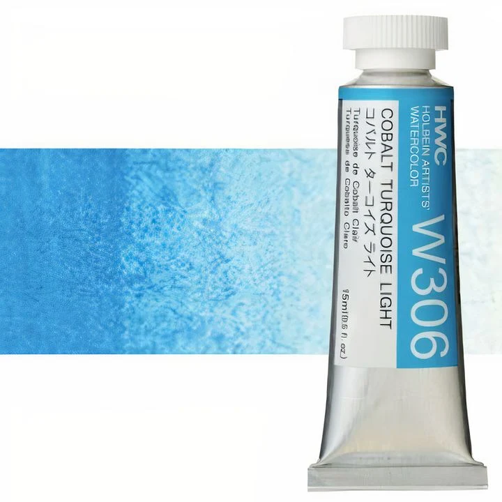 Holbein Artists Professional Watercolors, 15 ml, Blue Shades