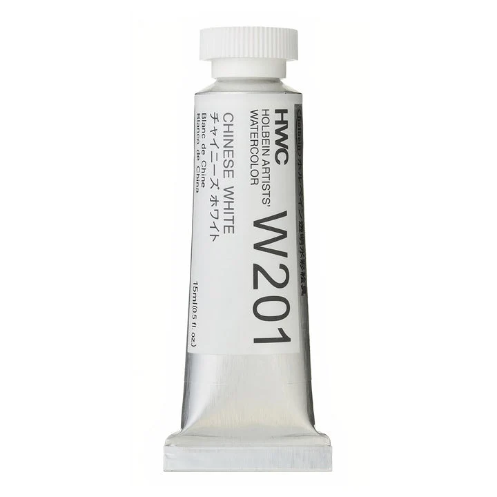 Holbein Artists Professional Watercolor Paints 15 ml | White and Black Shades