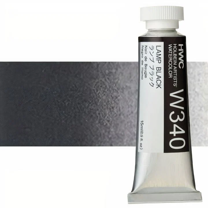 Holbein Artists Professional Watercolor Paints 15 ml | White and Black Shades