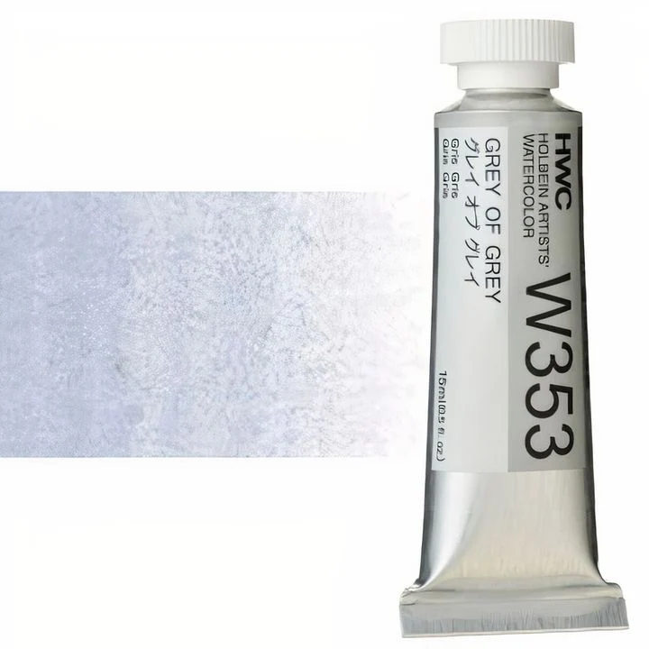 Holbein Artists Professional Watercolor Paints 15 ml | White and Black Shades