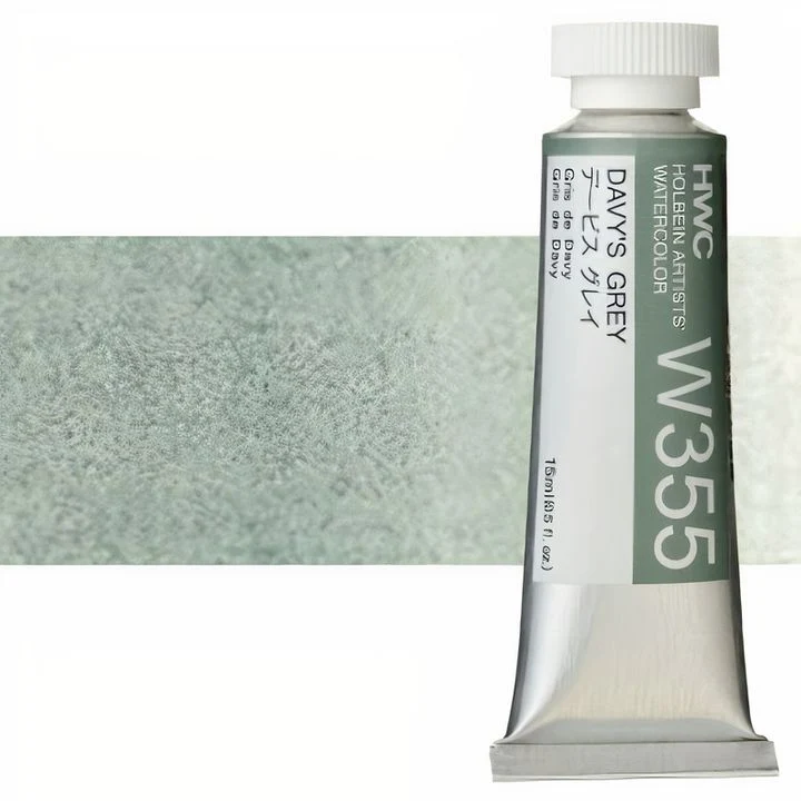 Holbein Artists Professional Watercolor Paints 15 ml | White and Black Shades