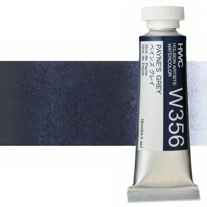 Holbein Artists Professional Watercolor Paints 15 ml | White and Black Shades