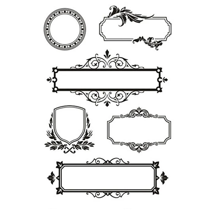 Transparent Stamps - Heading Frames