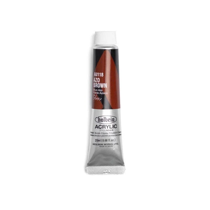 Holbein Heavy Body Professional Acrylic Paints, Brown Shades