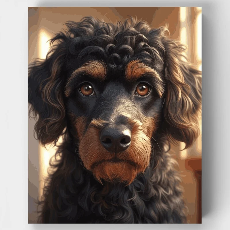 Labradoodle Portrait - Paint by Numbers Kit