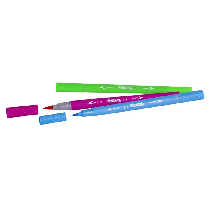 Colorino Double-Sided Markers for Kids, Set of 12