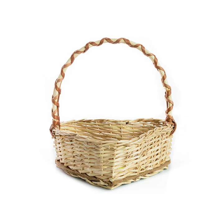 Heart Wicker Basket