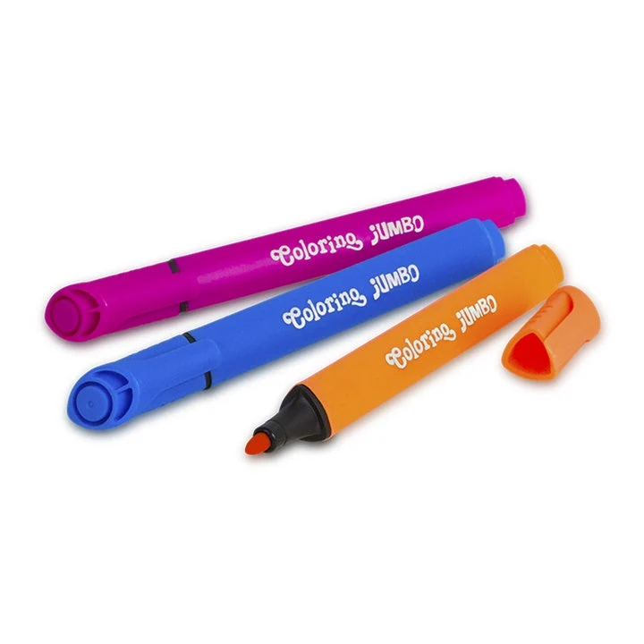 Colorino Triangular Jumbo Markers, Set of 10