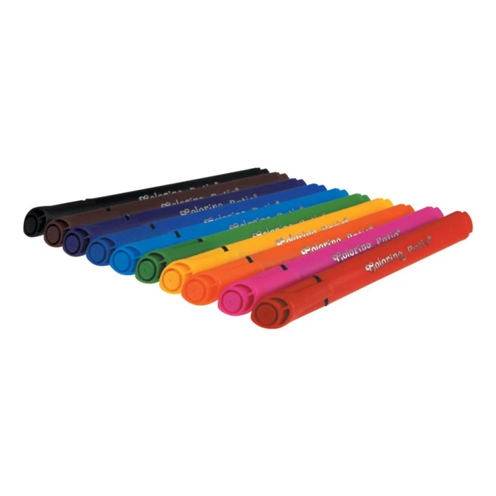 Colorino Triangular Jumbo Markers, Set of 10