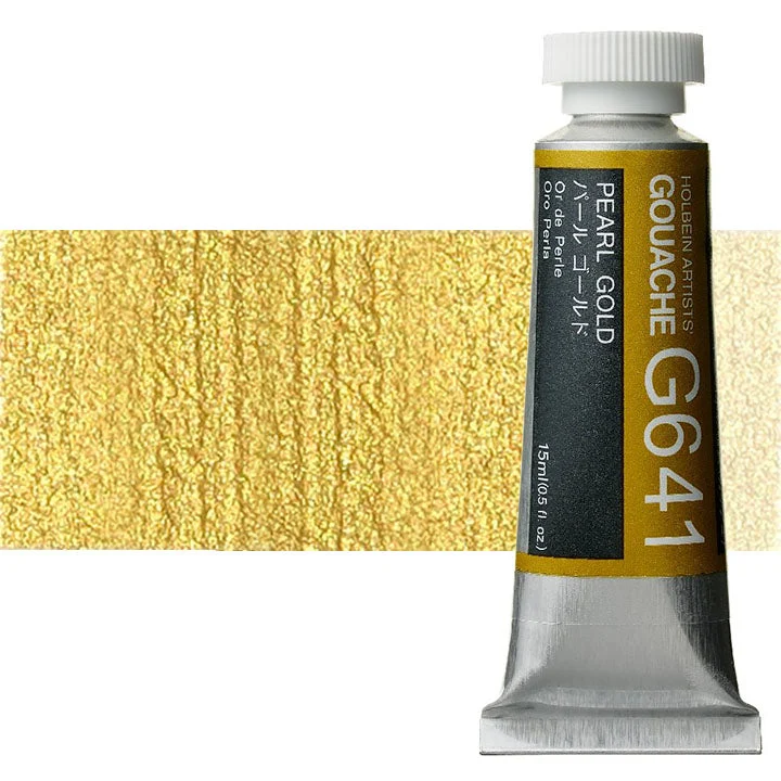 Holbein Artists Professional Gouache 15 ml | Metallic Shades