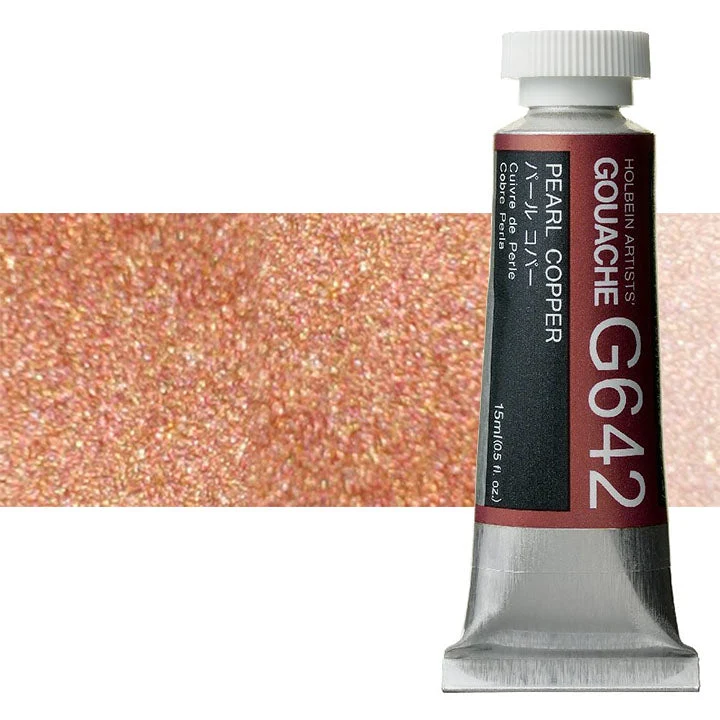 Holbein Artists Professional Gouache 15 ml | Metallic Shades