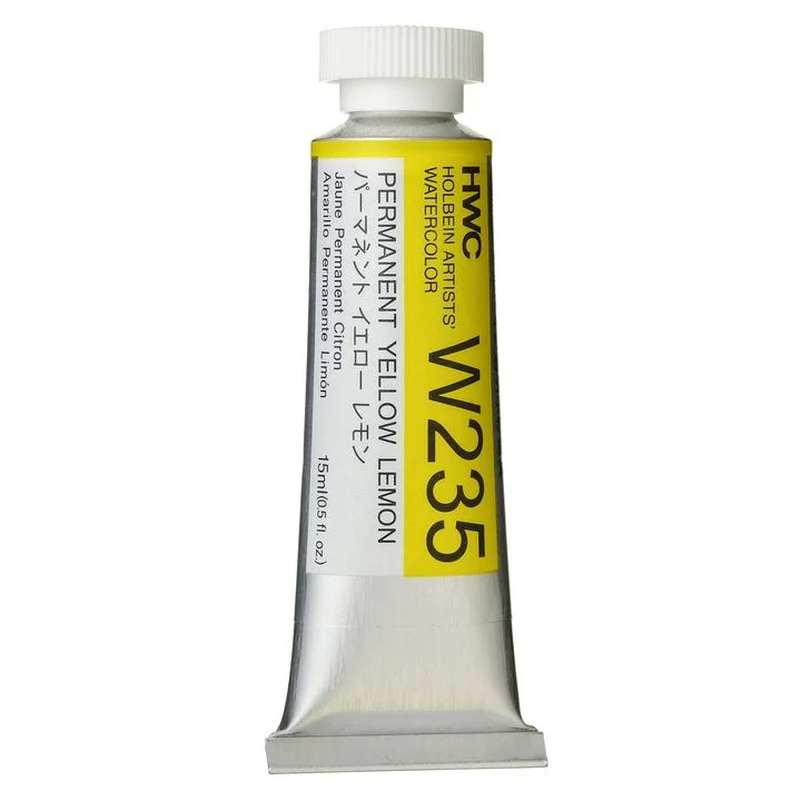Holbein Artists Professional Watercolors, 15 ml, Yellow Shades