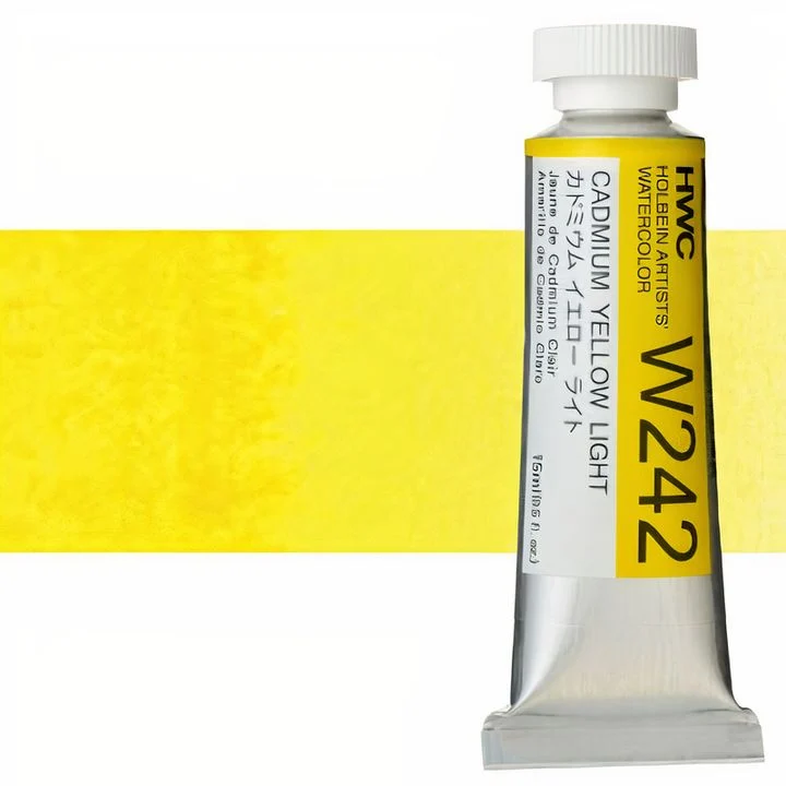 Holbein Artists Professional Watercolors, 15 ml, Yellow Shades