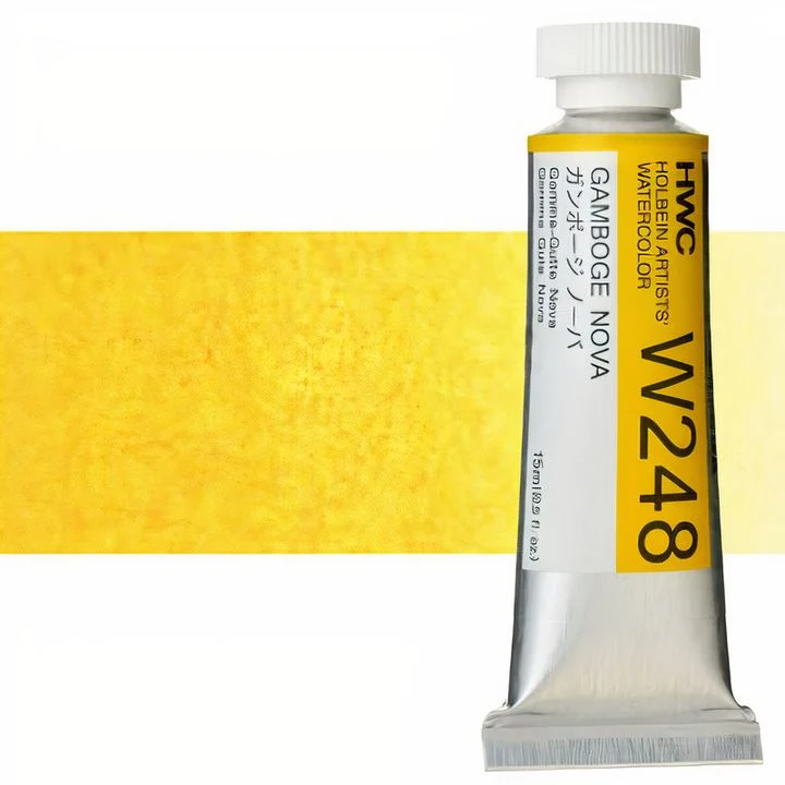 Holbein Artists Professional Watercolors, 15 ml, Yellow Shades