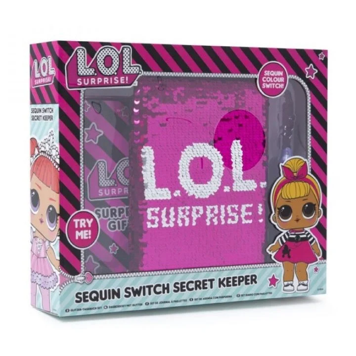 LOL Surprise Sequin Notebook with UV Pen