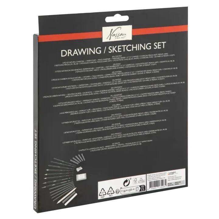 NASSAU Drawing / Sketching Set of 24