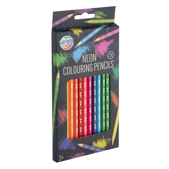 Neon Colored Pencils, Set of 12
