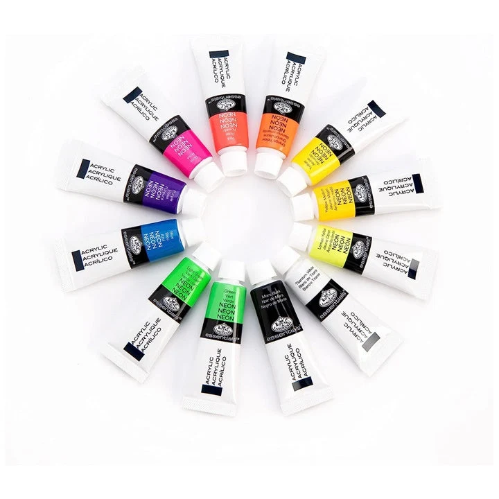 Royal & Langnickel Neon Acrylic Paints 12 x 12 ml