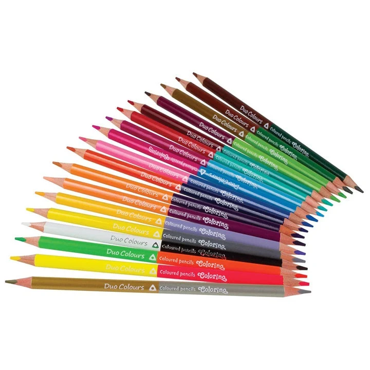 Colorino Double-Sided Colored Pencils, 12 pcs