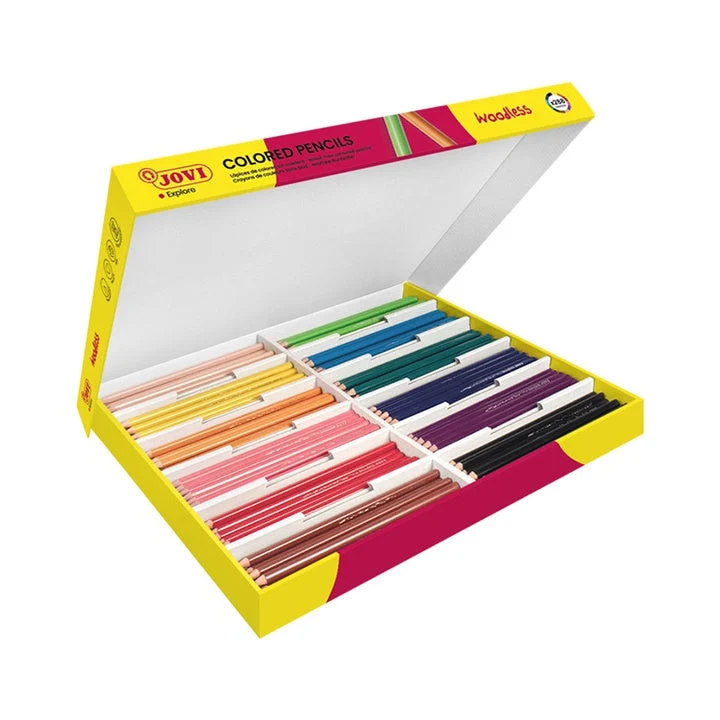 JOVI Triangular Woodless Colored Pencils, 288 pcs