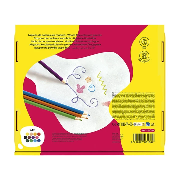 JOVI Triangular Woodless Colored Pencils, 288 pcs